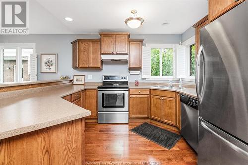 43 Conservation Boulevard, Kingsville, ON - Indoor Photo Showing Kitchen With Double Sink