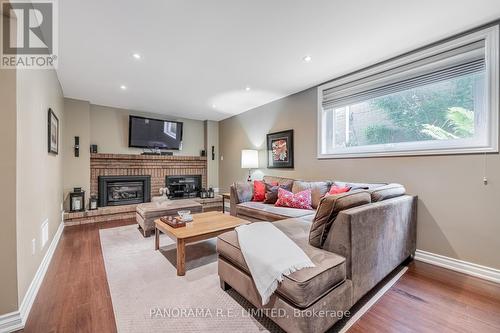 2399 Frayne Court, Mississauga (Cooksville), ON - Indoor Photo Showing Living Room With Fireplace