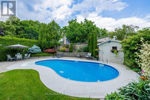 2399 Frayne Court, Mississauga, ON - Outdoor With In Ground Pool With Backyard