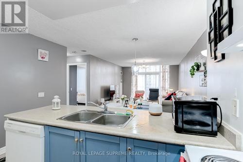 2413 - 35 Kingsbridge Garden Circle, Mississauga, ON - Indoor Photo Showing Kitchen With Double Sink