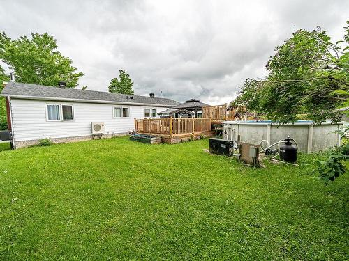 Cour - 532 Rue Legendre, Val-Des-Sources, QC - Outdoor With Above Ground Pool