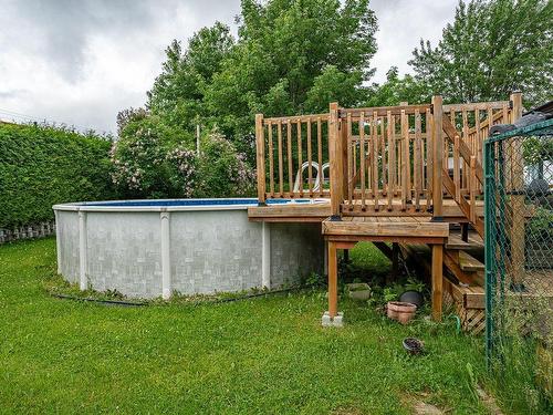 Cour - 532 Rue Legendre, Val-Des-Sources, QC - Outdoor With Above Ground Pool