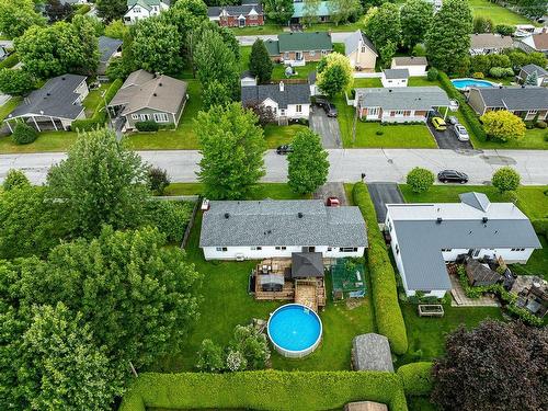Aerial photo - 532 Rue Legendre, Val-Des-Sources, QC - Outdoor With Above Ground Pool With View