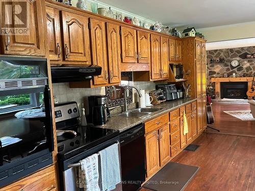 78 Maple Street, Bancroft, ON - Indoor Photo Showing Kitchen With Double Sink