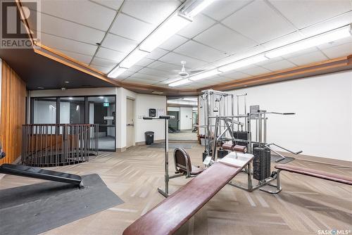 603 311 6Th Avenue N, Saskatoon, SK - Indoor Photo Showing Gym Room