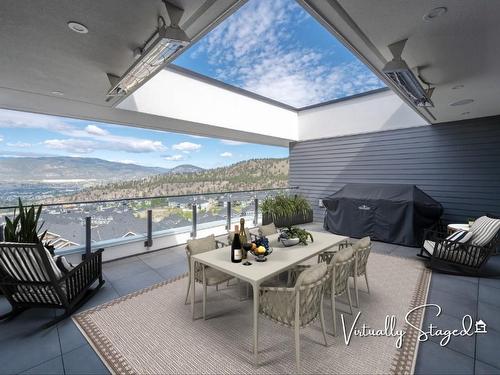 1112 Syer Road, Penticton, BC - Outdoor With Deck Patio Veranda With Exterior