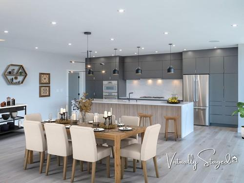 1112 Syer Road, Penticton, BC - Indoor Photo Showing Dining Room