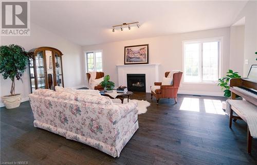 95 Daventry Road, Mattawa, ON - Indoor Photo Showing Living Room With Fireplace