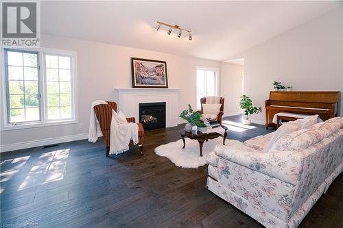 95 Daventry Road, Mattawa, ON - Indoor Photo Showing Living Room With Fireplace