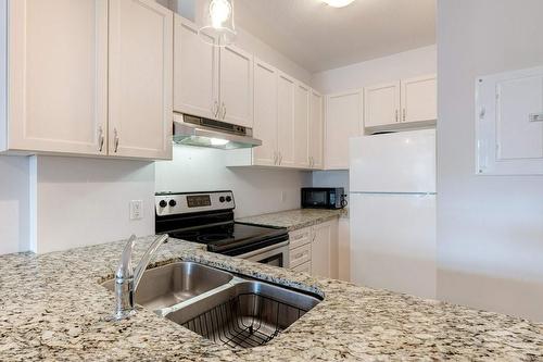95 Wilson Street W|Unit #204, Ancaster, ON - Indoor Photo Showing Kitchen With Double Sink