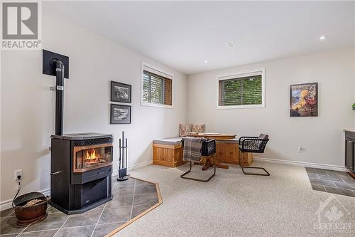 698 Barryvale Road, Calabogie, ON - Indoor With Fireplace