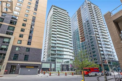 111 Champagne Avenue Unit#907, Ottawa, ON - Outdoor With Balcony With Facade