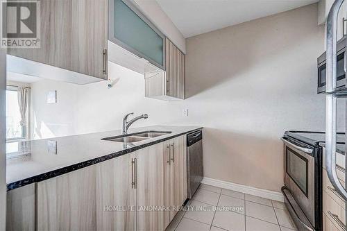 1711 - 50 Town Centre Court, Toronto, ON - Indoor Photo Showing Kitchen With Double Sink With Upgraded Kitchen