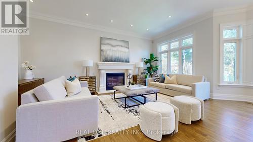 222 Florence Avenue, Toronto, ON - Indoor Photo Showing Living Room With Fireplace