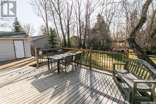 203 Bayne Street, Luseland, SK - Outdoor With Deck Patio Veranda With Exterior