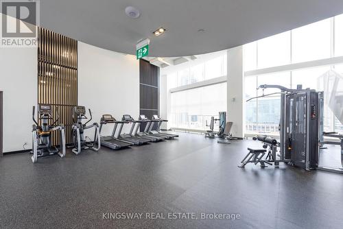 1403 - 4065 Confederation Parkway W, Mississauga, ON - Indoor Photo Showing Gym Room