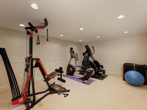 6363 Old West Saanich Rd, Central Saanich, BC - Indoor Photo Showing Gym Room
