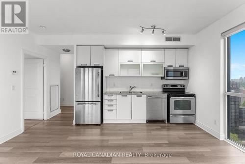 2911 - 28 Ted Rogers Way, Toronto, ON - Indoor Photo Showing Kitchen With Stainless Steel Kitchen