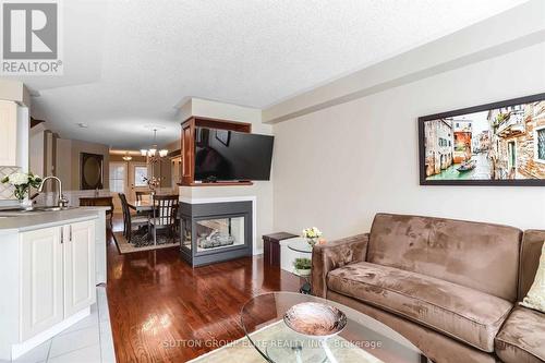 6 - 450 Bristol Road E, Mississauga, ON - Indoor Photo Showing Living Room With Fireplace