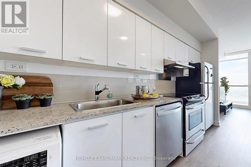 2311 - 29 Singer Court, Toronto, ON - Indoor Photo Showing Kitchen With Upgraded Kitchen