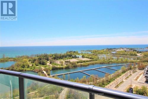 1505 - 59 Annie Craig Drive, Toronto, ON - Outdoor With Body Of Water With Balcony With View