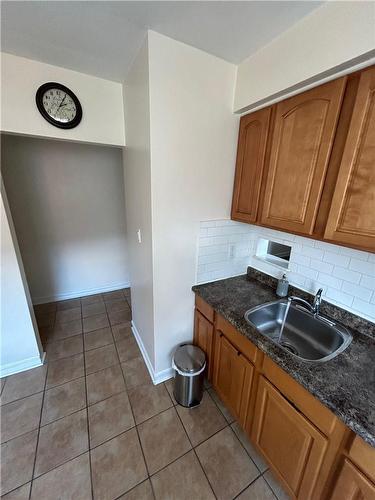 1254 Fennell Avenue E, Hamilton, ON - Indoor Photo Showing Kitchen With Double Sink