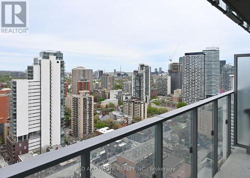 3207 - 50 Wellesley Street E, Toronto, ON - Outdoor With Balcony With View