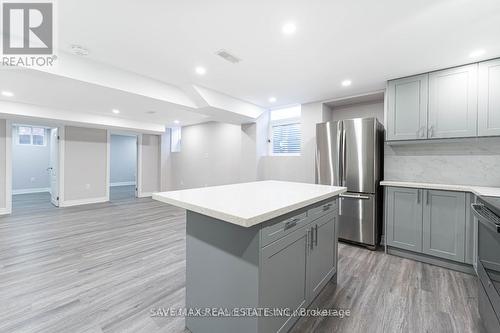 Lower - 65 Dunwell Crescent, Ajax, ON - Indoor Photo Showing Kitchen With Stainless Steel Kitchen