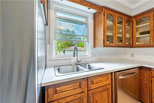 2 James Street, Grimsby, ON - Indoor Photo Showing Kitchen With Double Sink