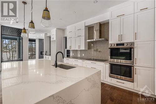 132 Robert Taite Drive, Ottawa, ON - Indoor Photo Showing Kitchen With Upgraded Kitchen