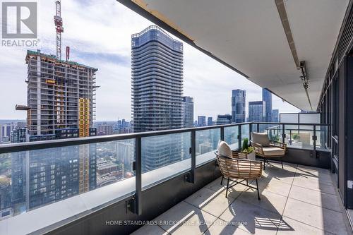 3907 - 955 Bay Street, Toronto, ON - Outdoor With Balcony With View With Exterior