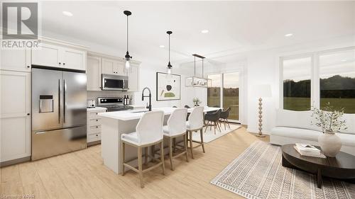 38 Anne Street W, Harriston, ON - Indoor Photo Showing Kitchen With Upgraded Kitchen