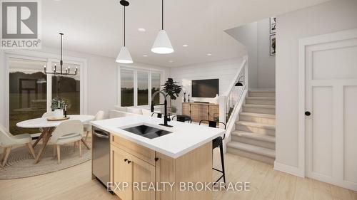 40 Anne Street W, Minto, ON - Indoor Photo Showing Kitchen With Double Sink