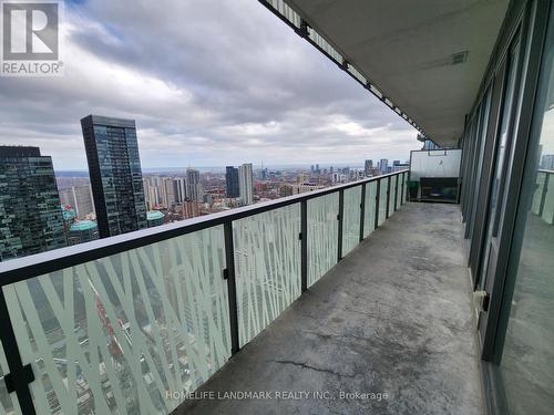 3913 - 50 Charles Street E, Toronto, ON - Outdoor With Balcony With View