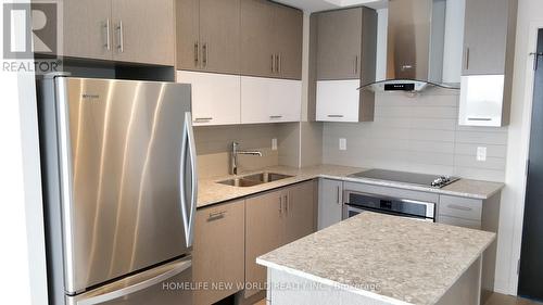 511 - 195 Bonis Avenue, Toronto, ON - Indoor Photo Showing Kitchen With Stainless Steel Kitchen With Double Sink With Upgraded Kitchen