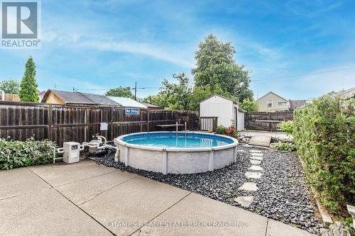 242 East Avenue N, Hamilton, ON - Outdoor With Above Ground Pool