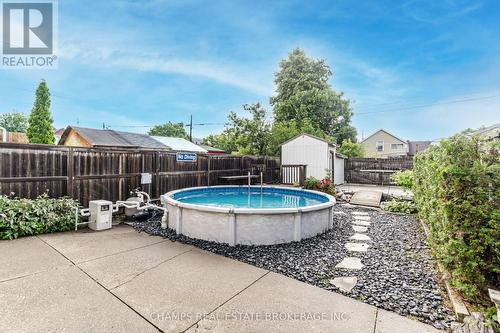 242 East Avenue N, Hamilton (Landsdale), ON - Outdoor With Above Ground Pool