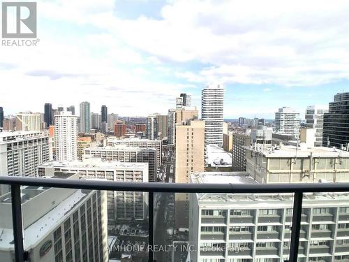 2806 - 7 Grenville Street, Toronto, ON - Outdoor With Balcony With View