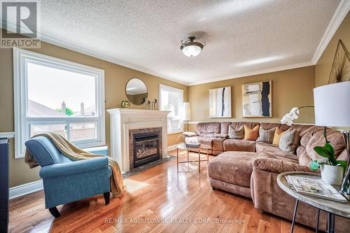 1348 Pilgrims Way, Oakville, ON - Indoor Photo Showing Living Room With Fireplace