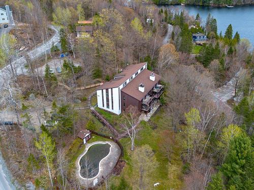 Aerial photo - 8-111 Ch. De La Baie-Viau, Sainte-Agathe-Des-Monts, QC - Outdoor With View