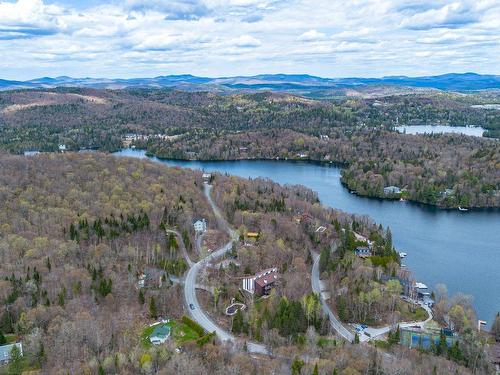 Aerial photo - 8-111 Ch. De La Baie-Viau, Sainte-Agathe-Des-Monts, QC - Outdoor With Body Of Water With View