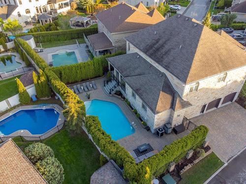 Aerial photo - 3241 Rue Du Consul, Laval (Duvernay), QC - Outdoor With In Ground Pool With View