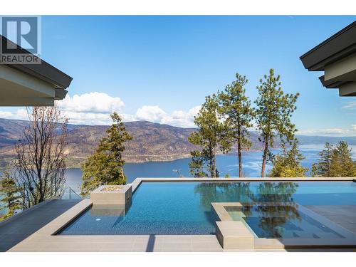 121 Sky Court, Kelowna, BC - Outdoor With Body Of Water With In Ground Pool With View
