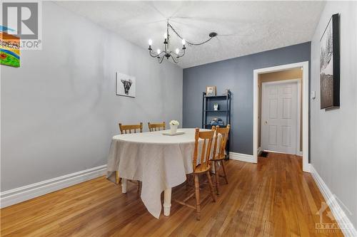 Very spacious dining room as well.  Painted in modern colours. - 2403 Iris Street, Ottawa, ON - Indoor Photo Showing Dining Room