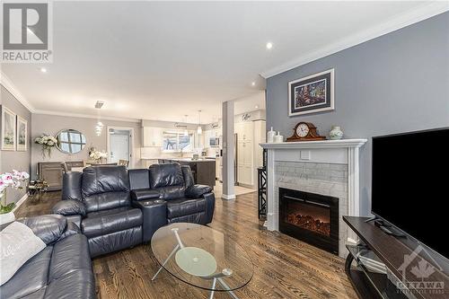 357 Huron Avenue S, Ottawa, ON - Indoor Photo Showing Living Room With Fireplace