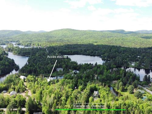 Aerial photo - 4868 Route 329 N., Sainte-Agathe-Des-Monts, QC - Outdoor With View