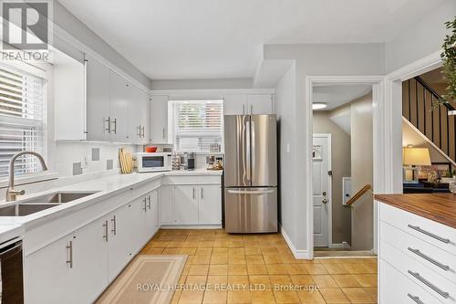235 Delhi Avenue, Toronto, ON - Indoor Photo Showing Kitchen With Double Sink