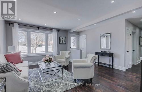 Upper - 61 Farmbrook Road, Toronto, ON - Indoor Photo Showing Living Room