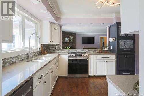 210 Renshaw Road, Rothesay, NB - Indoor Photo Showing Kitchen With Double Sink