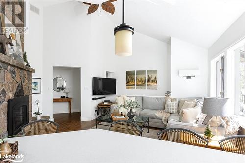 29 Westvale Drive, Bracebridge, ON - Indoor Photo Showing Living Room With Fireplace